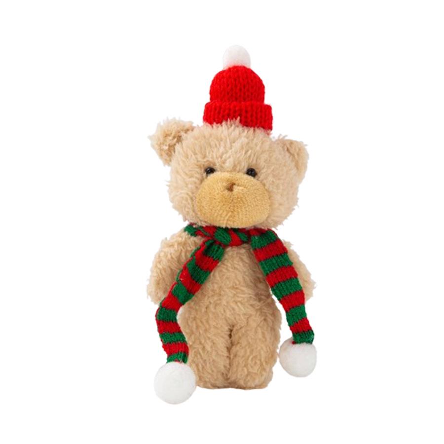 Peluche Ourson Décoration Florale & Porte-clés Ensemble Cadeau