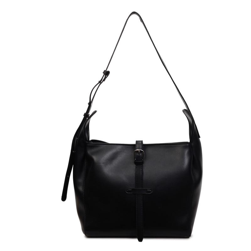 

New Solid PU Zipper Popularity Commute Crossbody Bags for Women 2026 High Quality Retro Exquisite Stylish Design Shoulder Bags чёрный