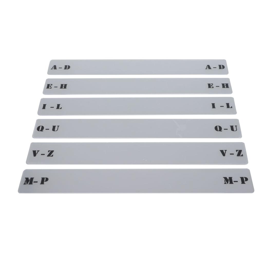 GKR34B Vinyl Record Divider Card AZ Horizontal Label Record Organizer Index Card for Vinyl Record Shelf Storage