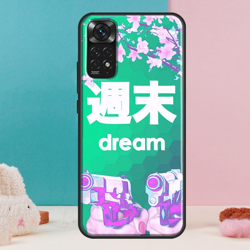 Vaporwave Glitch Anime Case For Xiaomi Redmi Note 14 12 11 9 10 13 Pro 9S 10S 11S 12S Redmi 13C 10C 12C 14C Cover