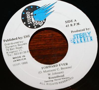 7inch Record ROUND HEAD - Forward Ever NONE Studio 2000 1998 Jamaica Reggae, Ska & Dub Used