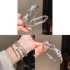 Wolf 18k Gold Plated Zircon Ring Bracelet For Fashion Women