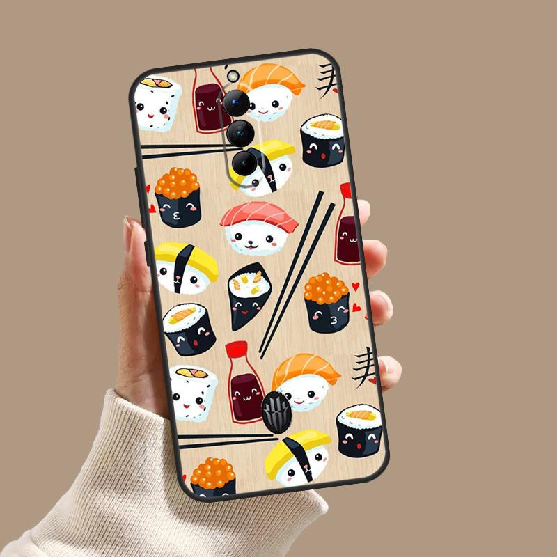 Sushi Food Case For ZTE Nubia Red Magic 10 10S 9S 8S 8 9 11 Pro Plus 6 7 6S 7S Pro 5G 6R 10 Air Cover
