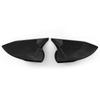 Rhyming Auto Rearview Mirror Cover Side Caps Glossy Black Carbon Striation Car Accessories Fit For Hyundai Elantra 