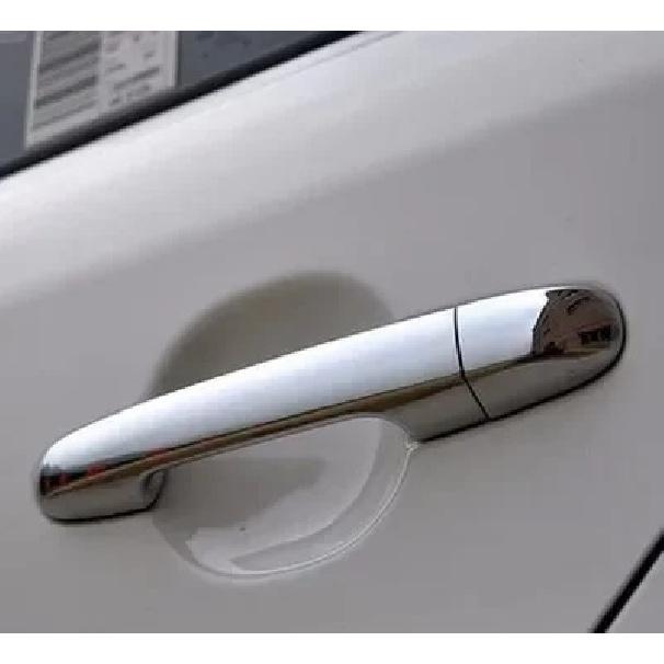 New Chrome Carbon Fiber Car Door Handle Cover Bowl Trim Stickers Overlay For Kia Forte Cerato 2009 2010 2011 2012 2013