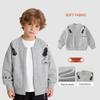 Kids' Fleece-Lined Winter Baseball Jacket