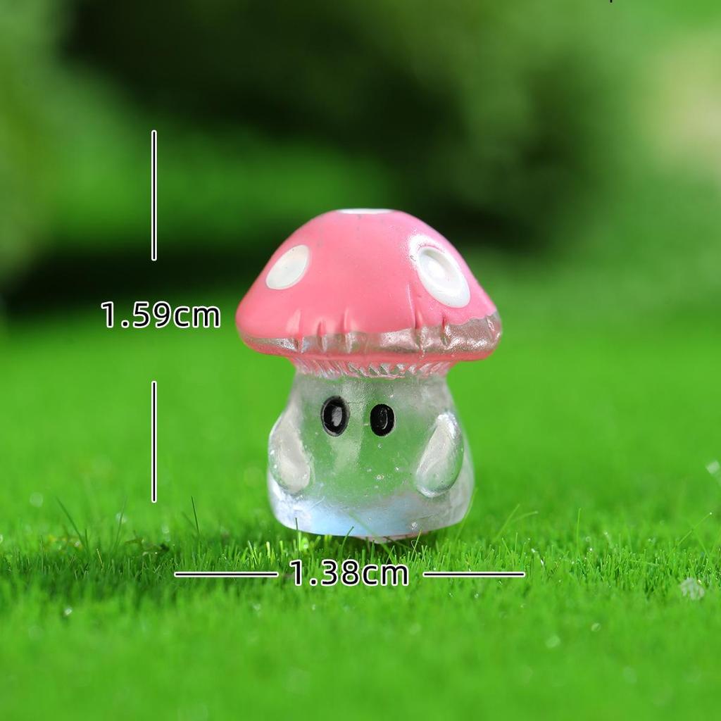 Luminous Wild Mushroom Mini Ornaments – Cute DIY Accessories