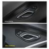 Carbon Fiber Inner Door Grab Handles Cover Frame Trim for Chevrolet Camaro 17-21