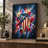 Atletico Madrid Diamond Painting Kit 5D Full Drill DIY Diamond Mosaic Wall Art Home Decor