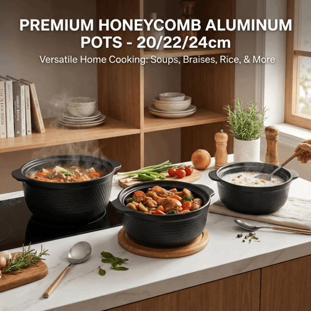 with Lid Casserole Stew Pot Non Stick Korean Stockpot Honeycomb Casserole Pot  Stone Bowl Rice
