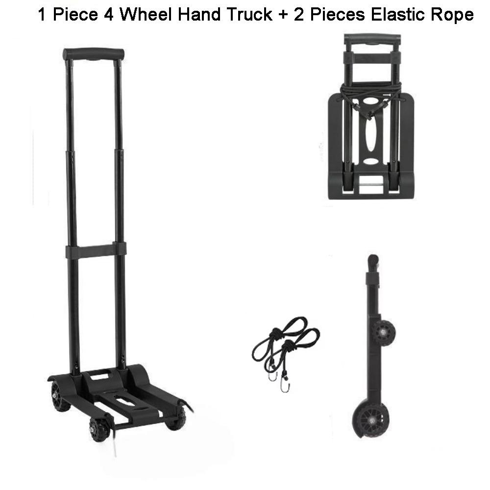 Retractable Folding Hand Truck Labor-Saving Luggage Cart Stable Shopping Cart  Moving