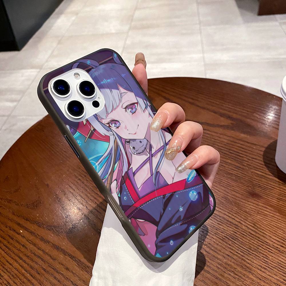 Classic Cosmic Princess Kaguya GL Anime For IPhone 17 16 15 Plus Pro Max 12 14 Plus 11 13 Wave Corrugated Stripe Funda Phone