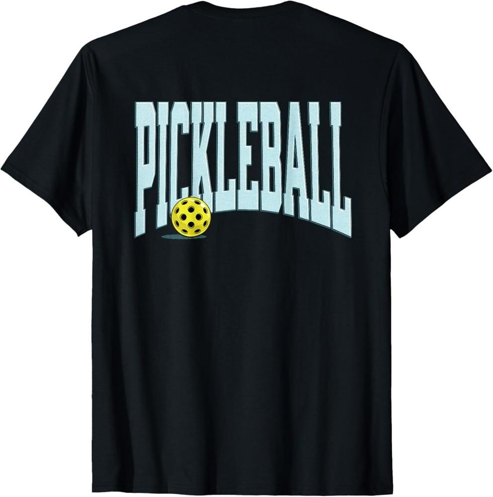 

Графический дизайн в стиле ретро для пиклбола на спине футболки 4XL