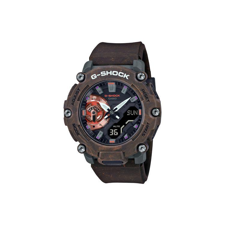 Casio G-Shock Mystery Forest Series Quartz Watch Men Watches Brown GA-2200MFR-5APR Coffee
