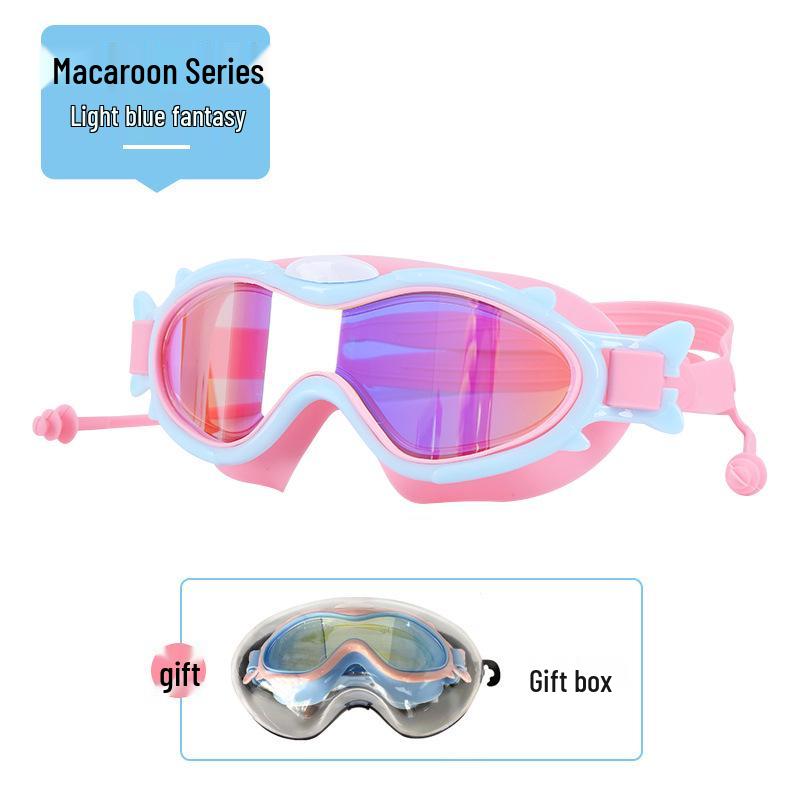 Children's HD Waterproof Anti-Fog Large Frame Swim Goggles
