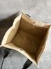 Canvas Tote Bag Business Bag Casual Bag Canvas Tote Large Capacity 2way A4 Simple Black X Brown [TAJO] Men's Women's
