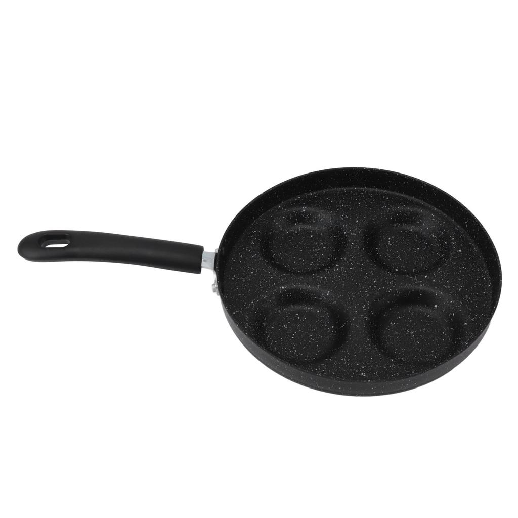 4 Cup Egg Pan Omelet Maker Non Stick Fried Egg Steak Pancake Breakfast Grill Pan for Induction Cooker Gas Stove