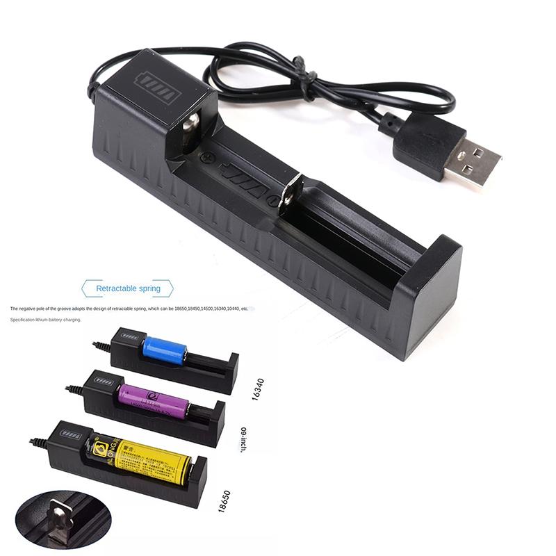18650 1 Slot Smart Charge Safe Fast Charge Li-Ion Rechargeable Battery Charger