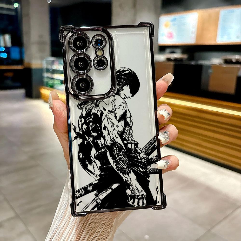 

Чехол-бампер для телефона Samsung Galaxy S26 Ultra с изображением Короля Пиратов Луффи из One Piece, Чехол для Samsung S26 S25 S24 S23 S21 Ultra S20 FE S25 Plus Galaxy S20 Ultra