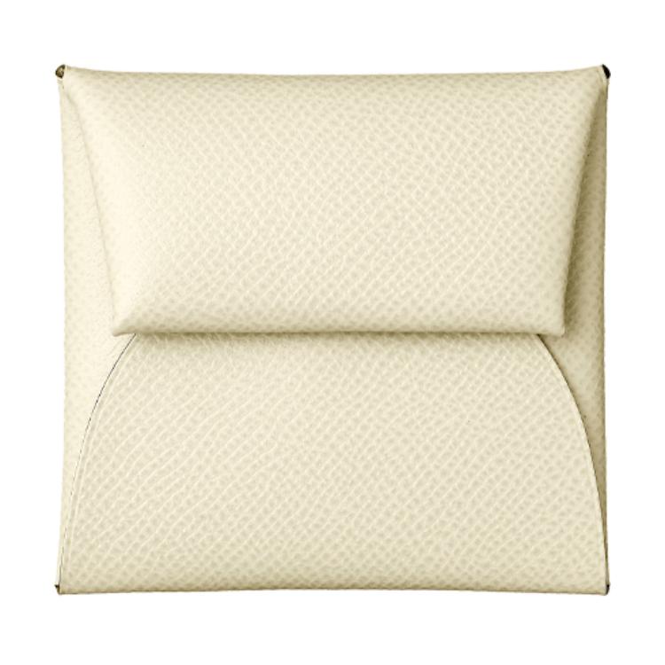 

Hermes Bastia Epsom Leather Coin Purse Women Wallets Nata Milk-White H041054CKI2 Box Included