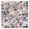 104Pcs Chibi Jujutsu Kaisen Characters Graffiti Stickers Waterproof Decals Stickers For Laptop Phone Thermos Stickers Kids Gift
