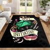 Let is roll Carpet Door Mat for Living Room or Bedroom Protective Mat Under Chair Office Decoration Christmas Gift Birthday Present