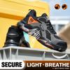 Lightweight Safety Shoes Men Work Shoes Steel Toe Cap Working Boots Sneakers Man Anti Puncture Breathable Sport Work Footwear