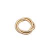 Gold Elastic Snake Bone Wide Bracelet Women'S Light Luxury Niche Exaggerated Silver Metal Stacked Bracelet Bracelet Bracelet