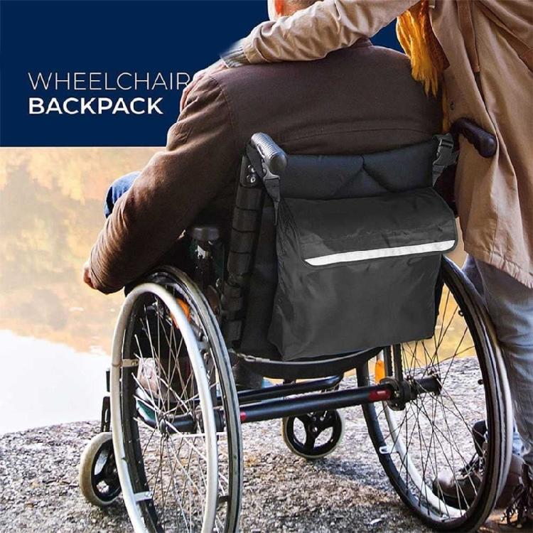 Essential Wheelchair Gear Bag Organize Accessory Efficiently With Cup Holder Wheelchair Bag for Back