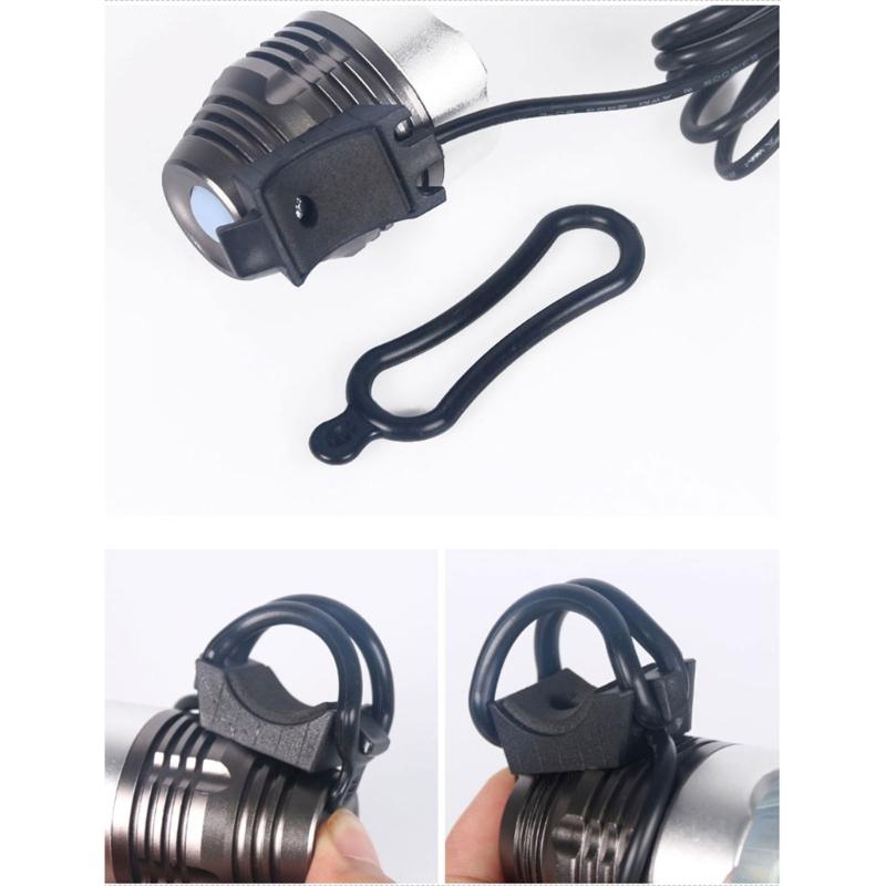 Versatiles Silicones Strap Suit Bike Headlights Strap Handlebars Lamp Strap for Bike Lamp and Accessories