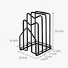 Rack Shelf Stand Multi Layer Space Saving Rustproof Cutting Board Practical Kitchen Organizer Pot Lid Holder Iron Art Home