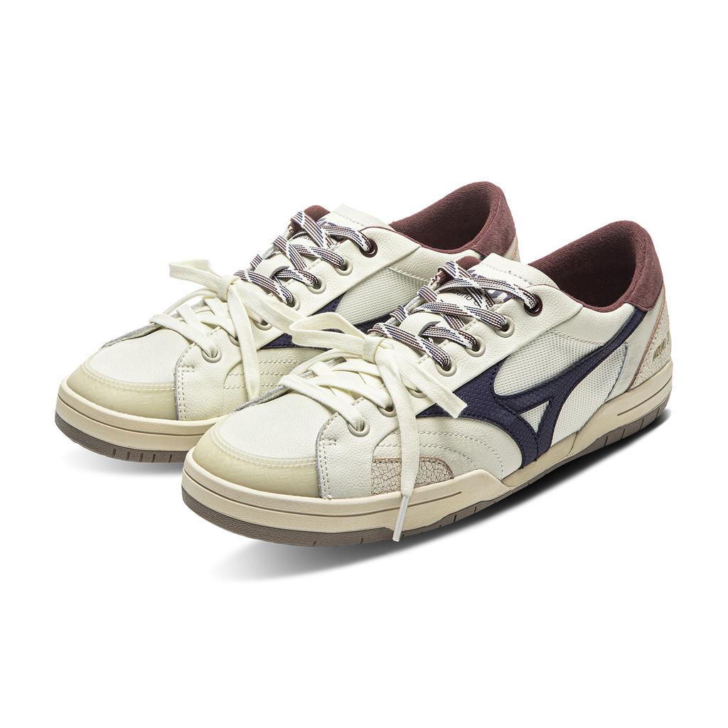 Mizuno CT CLUB Scarpe da Skateboard Basse Unisex Beige Chiaro Giallo D1GH261010