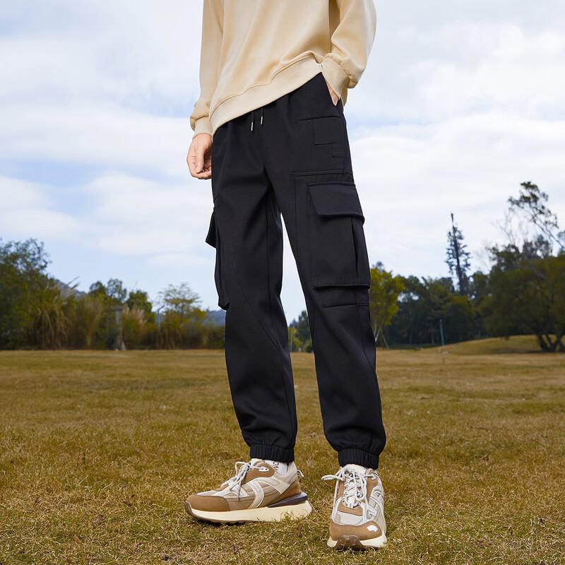 Paul Frank Men's Winter Fleece-Lined Multi-Pocket Cargo Sports Pants