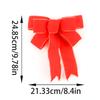 (1PCS/bag)Size 21.33x24.85CM Christmas Bow Venue Decoration Christmas Tree Matching Design New Year Celebration