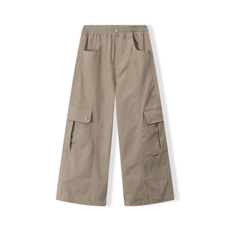 MENGTEJIAO Kids' Loose Fit Cargo Pants