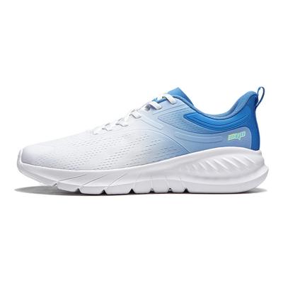 Li Ning Easy Flex V2 Μαλακή Επαναφορά Απορρόφηση Κραδασμών Ανθεκτικά Αναπνέοντα Παπούτσια Τρεξίματος με Χαμηλό Πάνω Μέρος Ανδρικά αθλητικά παπούτσια Λευκό Μπλε ARSU005-4