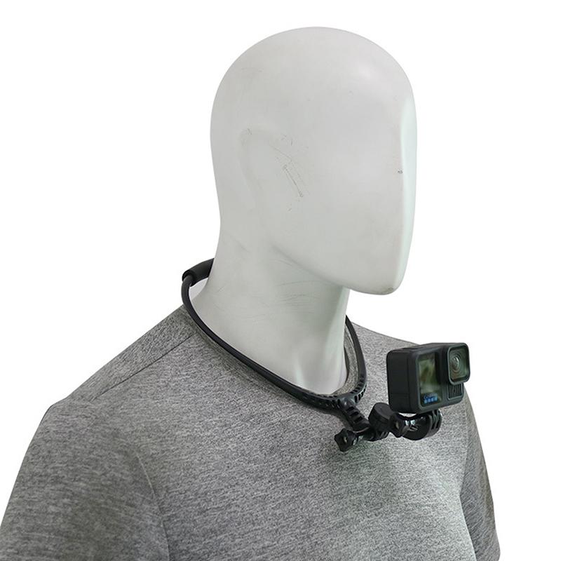 Cycling Collar Neckband Phone Live Streaming Stand Action Camera Neckband Recorder Stand