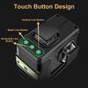 16 Green Lines Laser Level+Remote Controller 3D Self-Leveling 360 Horizontal And Vertical Cross Outdoor Powerful Laser