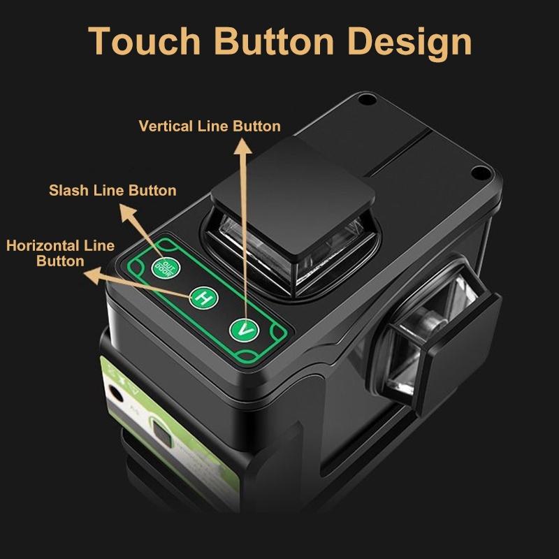 16 Green Lines Laser Level+Remote Controller 3D Self-Leveling 360 Horizontal And Vertical Cross Outdoor Powerful Laser