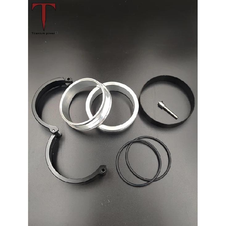 3~4inch Aluminum/Stainless Steel Vanjen Flange Set HD V-band Intercooler Tube Clamp for Cars