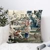 Aubusson Tapestry French Pillow Case Sofa Decorative Home Double-Sided Print Plush Square Throw Pillow Covers Cushion Decor