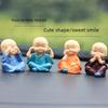 Best-Selling Resin Monk Car Ornaments & Flower Pot Decor - Creative Zen-Themed Gifts