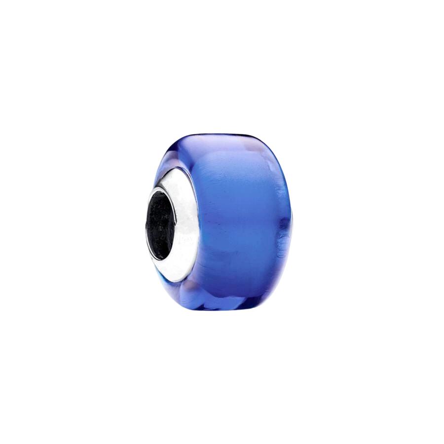 Sparking Murano Glass Charm Beads Dangle Original Snake Fit Copper Bracelet Necklace Beads For Diy Jewelry Women Gift