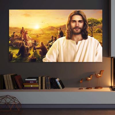 Gott Jesus Leinwand Poster Druck Moderne Malerei Christian Wand Kunst Bilder für Wohnzimmer Schlafzimmer Home Dekoration Geschenke