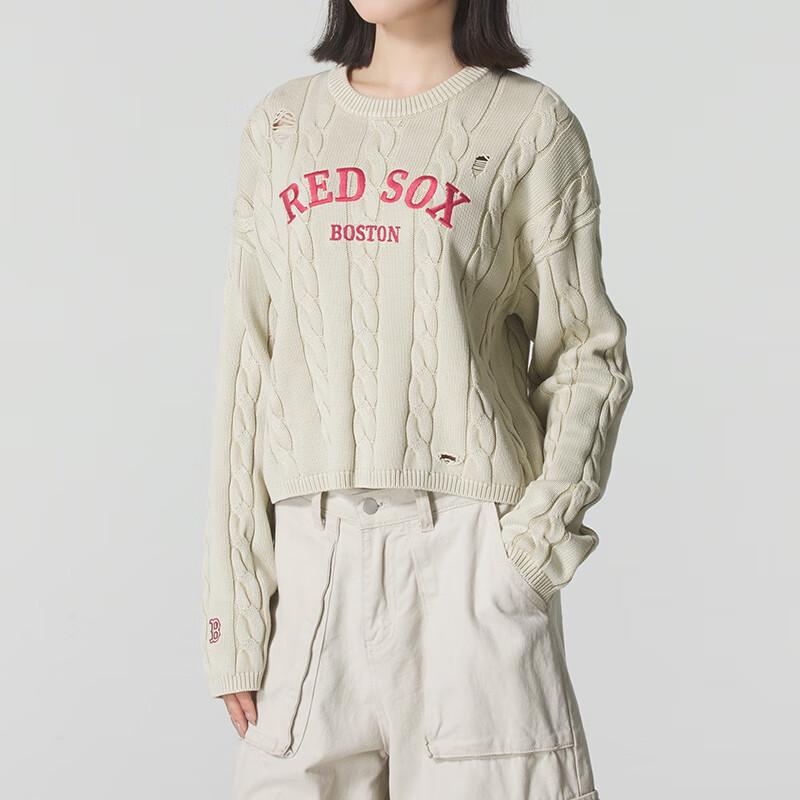 MLB Women s Retro Knit Crew Neck Pullover S