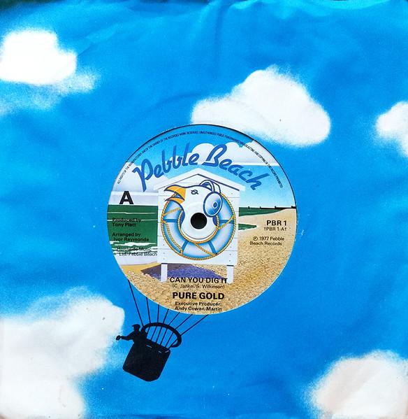 

7inch Record PURE GOLD - Can You Dig It PBR1 Pebble Beach 1977 UK Pop Used