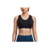 Under Armour SmartForm Solid Fit Medium Support Sports Bra Women Underwear Black 1373826-001
