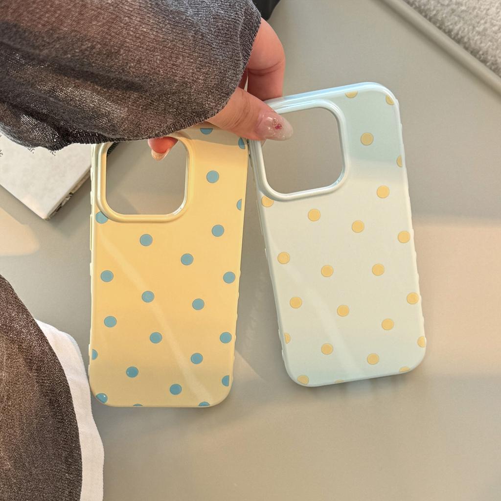 Kleine frische Punkte für Apple 17 Handyhülle für IPhone 16 Pro Max für 1213 Minimalistisch Ins Stil 15