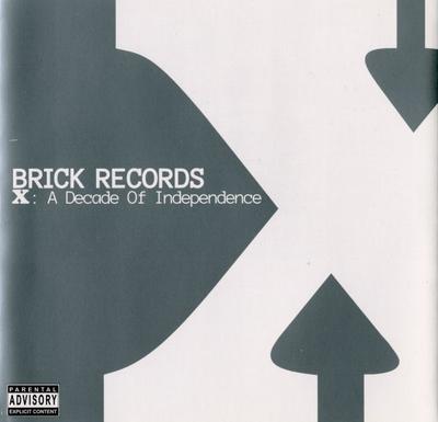 CD VARIOUS - Brick Records X: A Decade Of Indepe TEGBRK074 Brick Records,  2007 Japan Rap & Hip-Hop/R&B Used