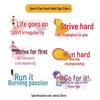 School Sports Ceremony Cheer Handheld Sign Prop with Cat Design